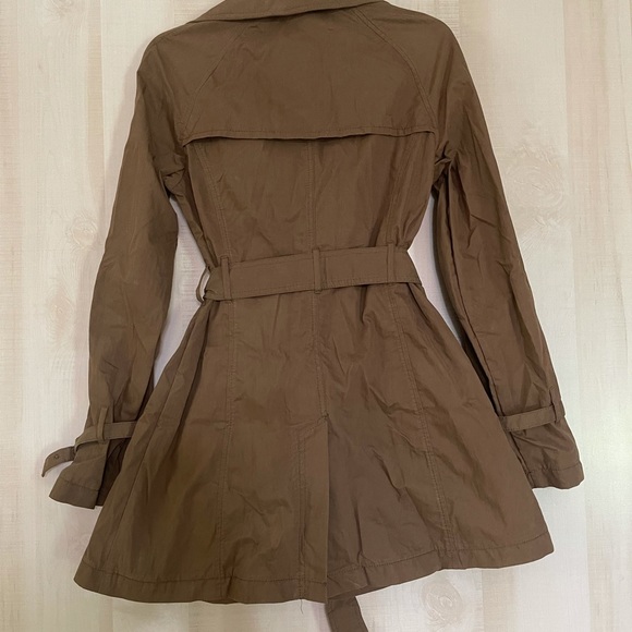 H&M short trench coat brown, size 6 - Picture 7 of 16